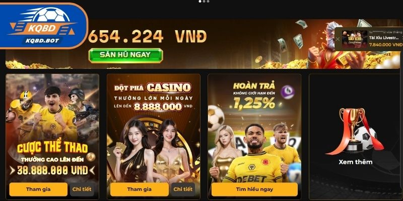 Ưu điểm giúp DEBET thu hút người chơi tham gia
